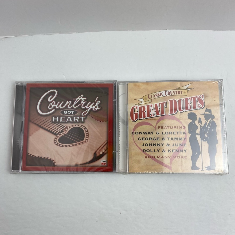 Time Life Country’s Got Heart Classic & Country Great Duets CDs NEW Sealed